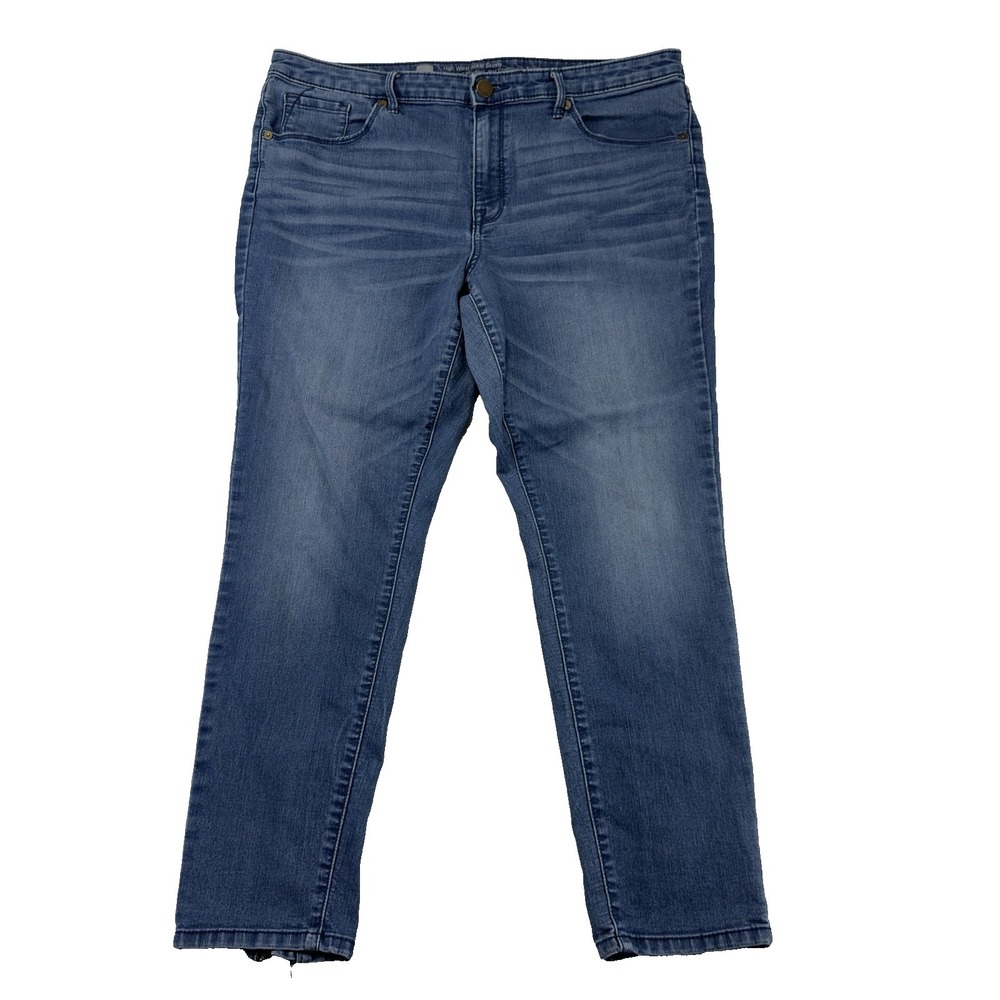 Mossimo‎ High Waist Ankle Zip Skinny Jeans Womens Size 14 (36x27 fit)